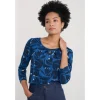Seasalt Cornwall Appletree 3/4 Sleeve Top-Women Tops