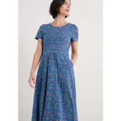Seasalt Cornwall April Short Sleeve Dress-Women Dresses