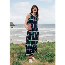 Seasalt Cornwall Brouse Sleeveless Dress in GOTS-Certified Organic Cotton-Women Dresses