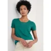 Seasalt Cornwall Camerance T-Shirt in GOTS-Certified Organic Cotton-Women T-shirts