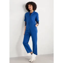 Seasalt Cornwall Clear Water Linen-Cotton Jumpsuit-Women Dresses | Trousers & Leggings