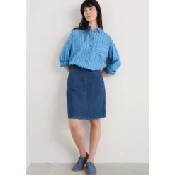 Seasalt Cornwall Dovetail A-Line Skirt-Women Skirts