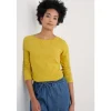 Seasalt Cornwall Easel Long Sleeve Top in GOTS-Certified Organic Cotton Jersey-Women Tops | T-shirts