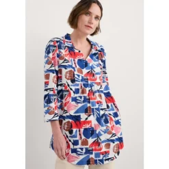 Seasalt Cornwall Fal Water Printed Tunic-Women Tunics | Tops