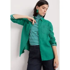 Seasalt Cornwall Hazel Branch Linen Shirt-Women Shirts & Blouses