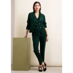 Seasalt Cornwall Heald Corduroy Straight-Leg Trousers-Women Trousers & Leggings