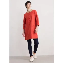 Seasalt Cornwall Lighthouse Rock 3/4 Sleeve Tunic-Women Tunics