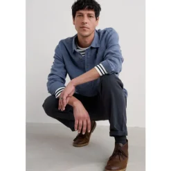 Seasalt Cornwall Men's Artist's Linen Shirt- Tops & T-shirts | Shirts