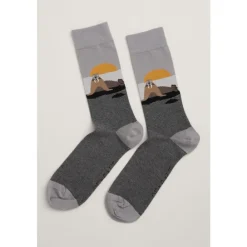 Seasalt Cornwall Men's Arty Organic Cotton Socks- Socks