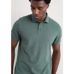 Seasalt Cornwall Men's Balefire Polo in GOTS-Certified Organic Cotton Jersey- Tops & T-shirts