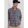 Seasalt Cornwall Men's Banyan Checked Cotton Shirt- Tops & T-shirts | Shirts