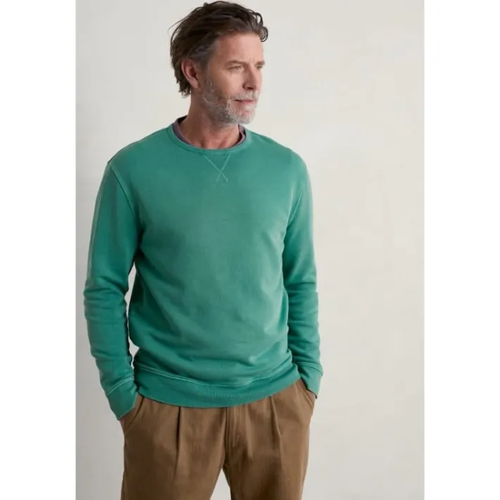 Seasalt Cornwall Men's Bolitho Organic Cotton Sweatshirt- Tops & T-shirts | Sweatshirts