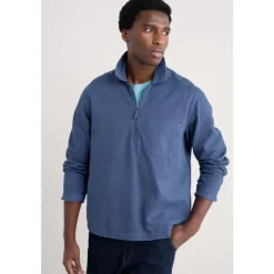 Seasalt Cornwall Men's Farrow Organic Cotton Smock- Tops & T-shirts | Coats & Jackets