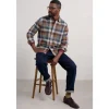 Seasalt Cornwall Men's Fathomer Checked Shirt- Tops & T-shirts | Shirts