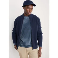Seasalt Cornwall Men's Mainmast Cardigan Made With Lambswool- Knitwear