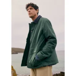 Seasalt Cornwall Men's Marlin Organic Cotton Coat- Coats & Jackets