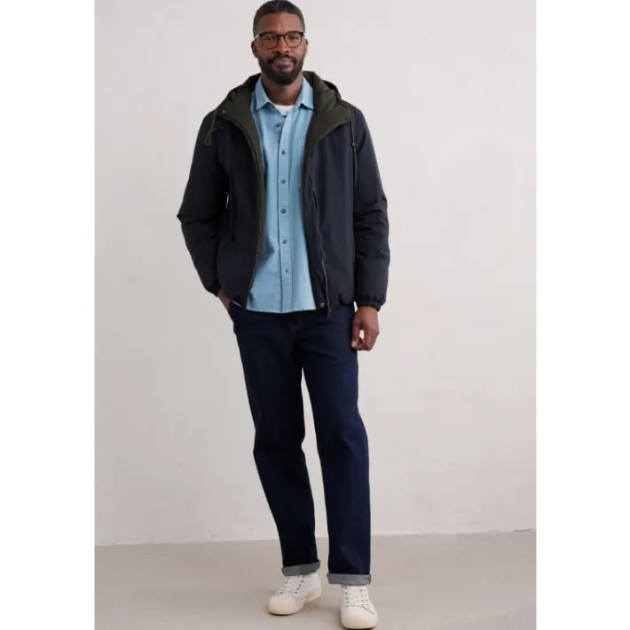 Seasalt Cornwall Men's Moran Reversible Coat- Coats & Jackets | Raincoats