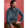 Seasalt Cornwall Men's Oliver Half Placket Shirt- Tops & T-shirts | Shirts