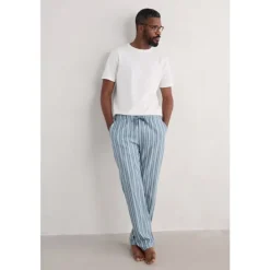 Seasalt Cornwall Men's Shipping Lights Striped Pyjama Trousers- Nightwear