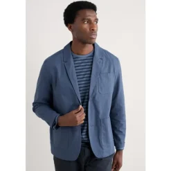Seasalt Cornwall Men's Towen Organic Cotton Blazer- Coats & Jackets