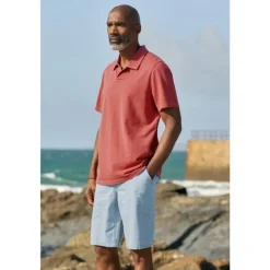 Seasalt Cornwall Men's Treve Organic Cotton Polo- Tops & T-shirts
