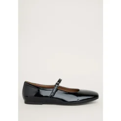 Seasalt Cornwall On The Wing Patent Leather Ballet Shoes-Women Shoes