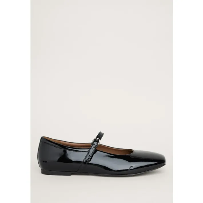 Seasalt Cornwall On The Wing Patent Leather Ballet Shoes-Women Shoes