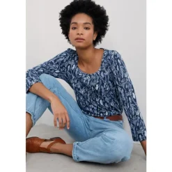 Seasalt Cornwall Penhollow Top in GOTS-Certified Organic Cotton Jersey-Women Tops