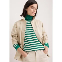 Seasalt Cornwall Reading Rocks Denim Jacket-Women Coats & Jackets