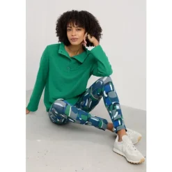 Seasalt Cornwall Sea Dance GOTS-Certified Organic Cotton Leggings-Women Trousers & Leggings