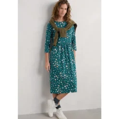 Seasalt Cornwall Sea Strewn Midi Dress-Women Dresses