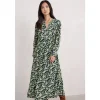 Seasalt Cornwall Sea Thrift Printed Above-Ankle Dress-Women Dresses