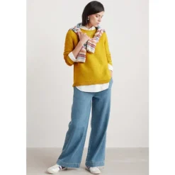 Seasalt Cornwall Sennen Cove Wide Leg Jeans-Women Trousers & Leggings | Jeans