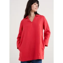 Seasalt Cornwall Shallow Layers Linen Tunic-Women Tunics | Tops