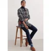 Seasalt Cornwall Shallow Sun Checked Longline Shirt-Women Shirts & Blouses