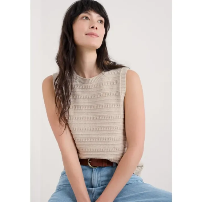 Seasalt Cornwall Tepel Knitted Vest-Women Knitwear | Tops