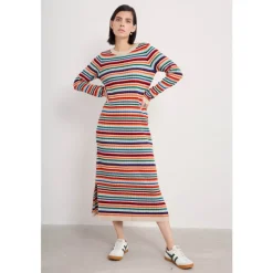 Seasalt Cornwall Wall Penny Column Dress Made With Merino-Women Dresses