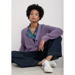 Seasalt Cornwall Winding Creek Organic Cotton Knit Cardigan-Women Knitwear