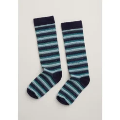 Seasalt Cornwall Women's Bloomin' Good Wool Socks-Women Socks & Tights